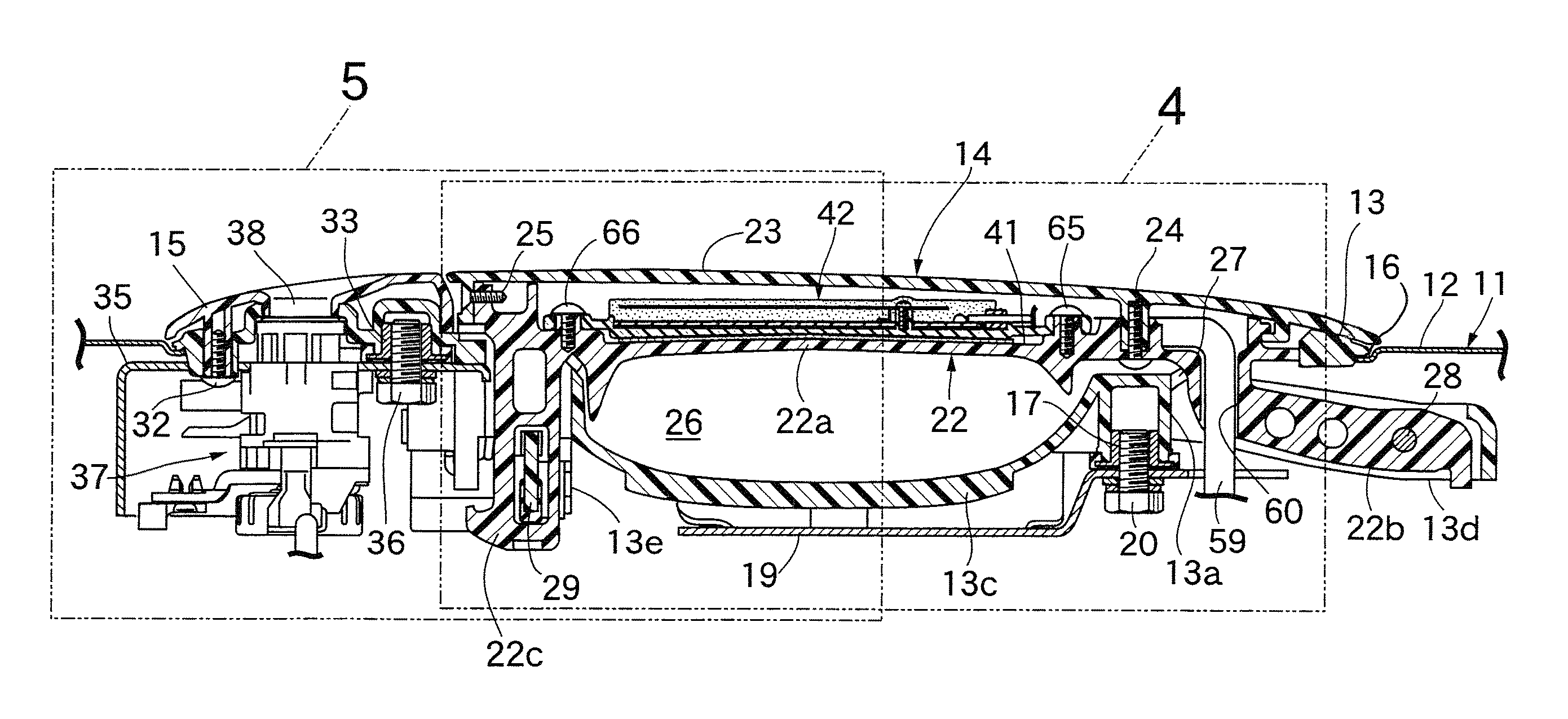 Vehicle door outer handle system