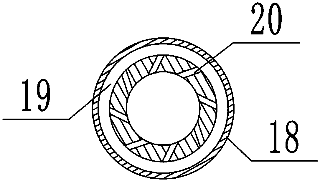 Automobile shock absorber cleaning device