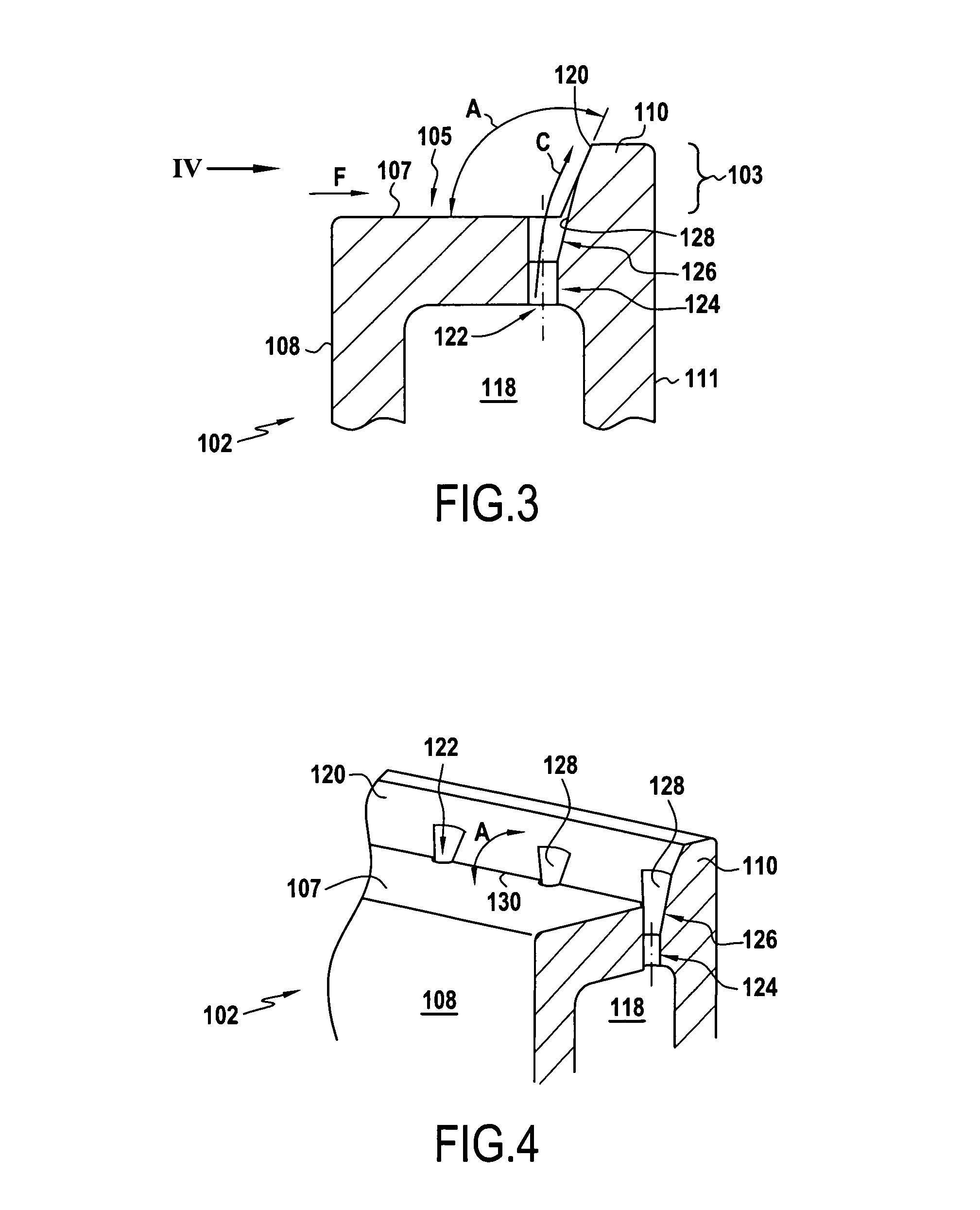 Hollow turbomachine blade