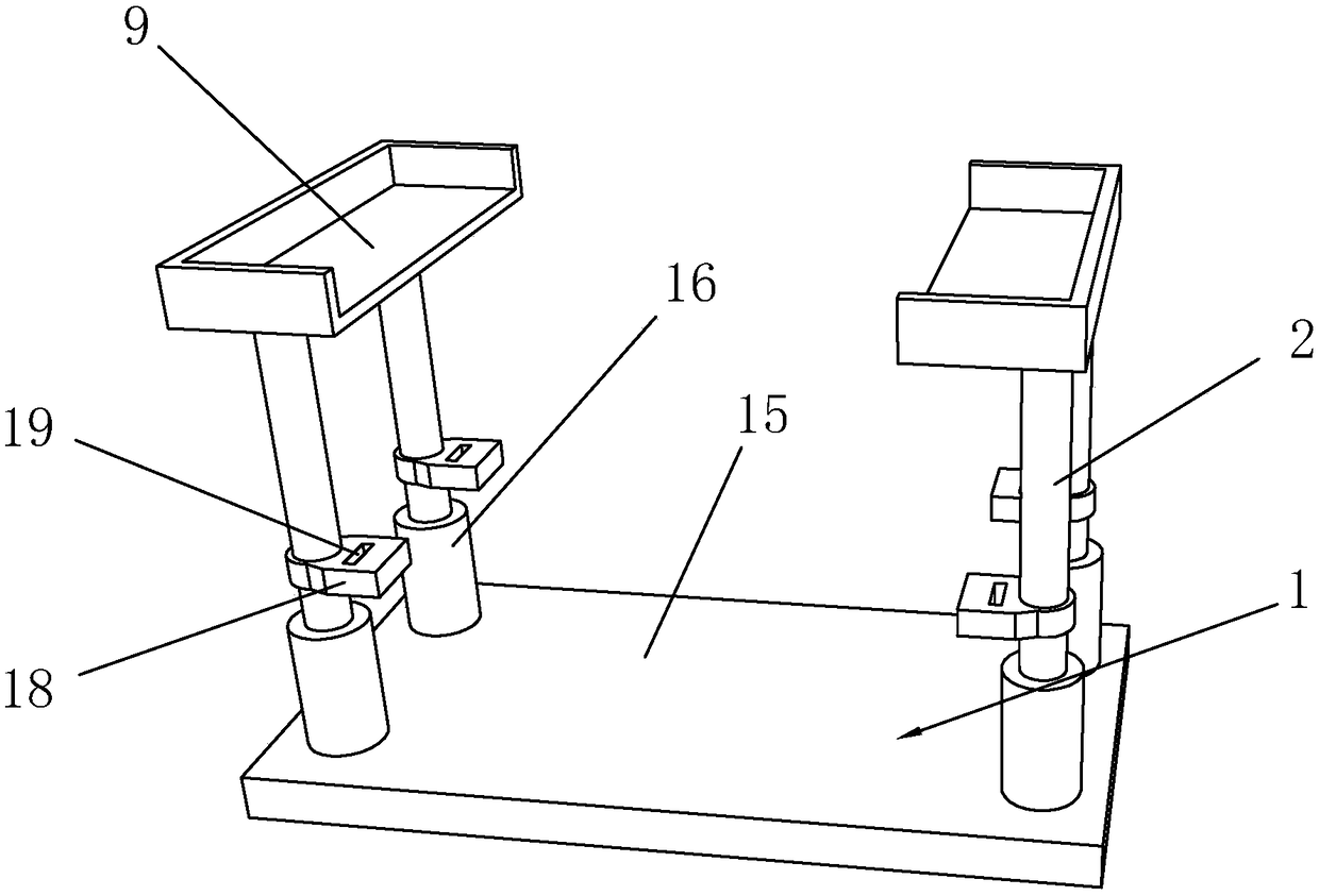 Supporting platform for building construction and installation method of supporting platform