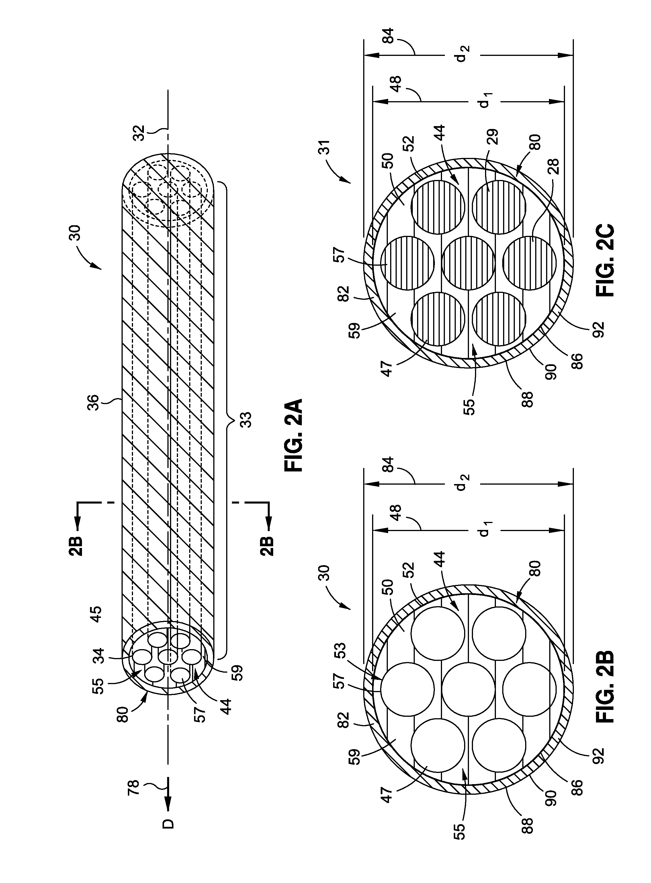 Hollow Fiber with Gradient Properties and Method of Making the Same