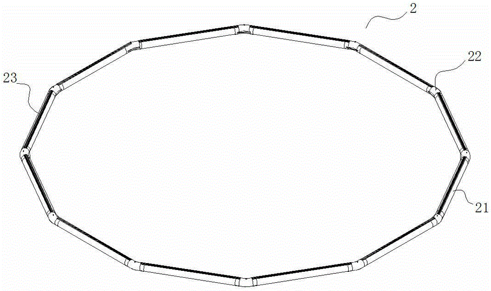 Carrying structure for aviation transient electromagnetic coil