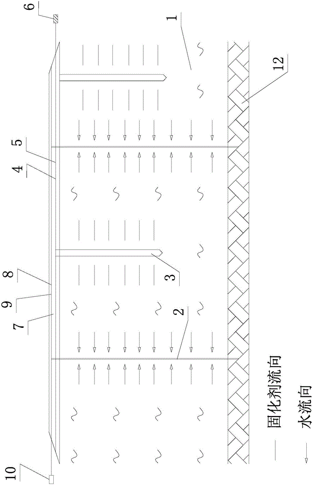 Treatment method of soft clay foundation