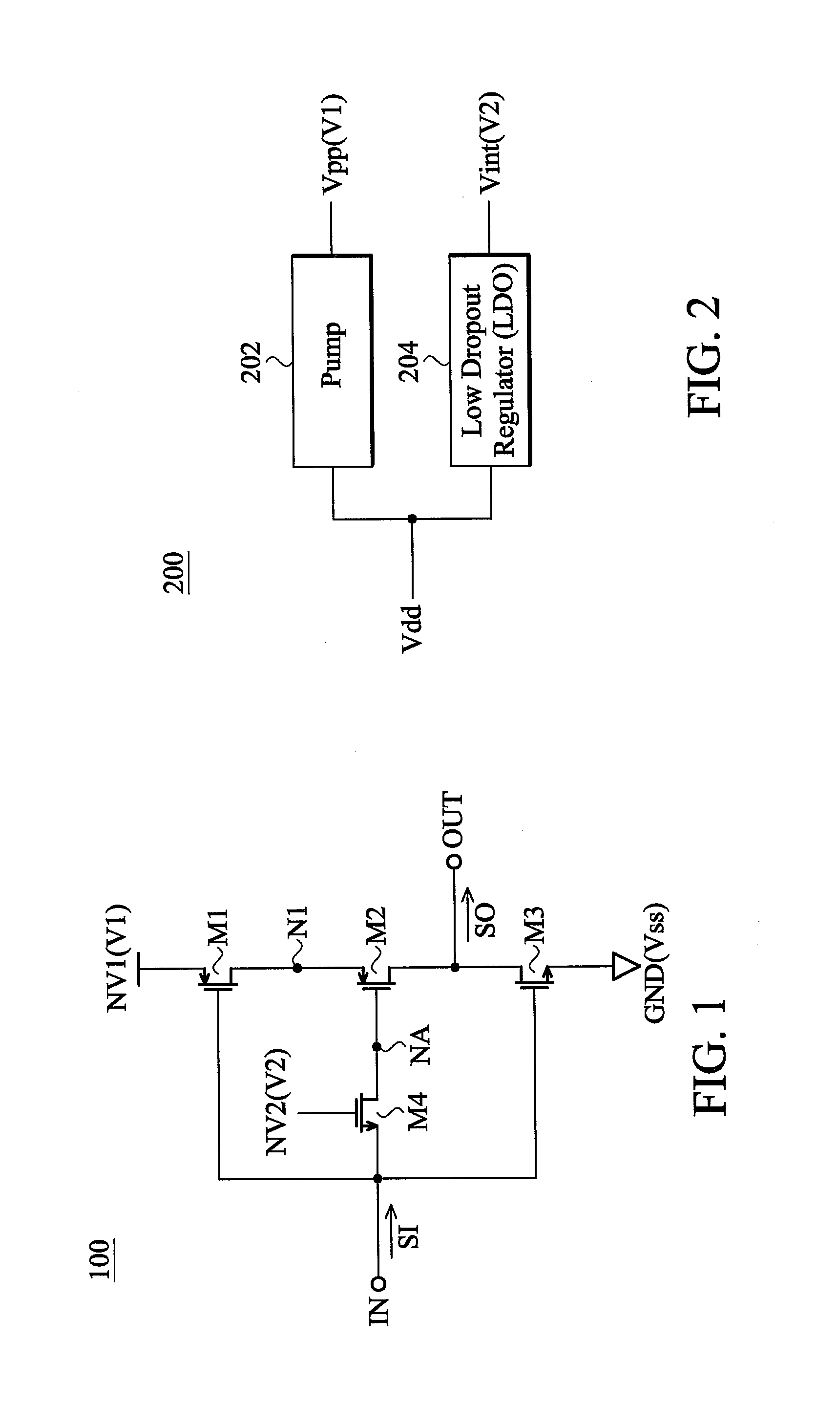 Protecting circuit and control circuit for reducing leakage current