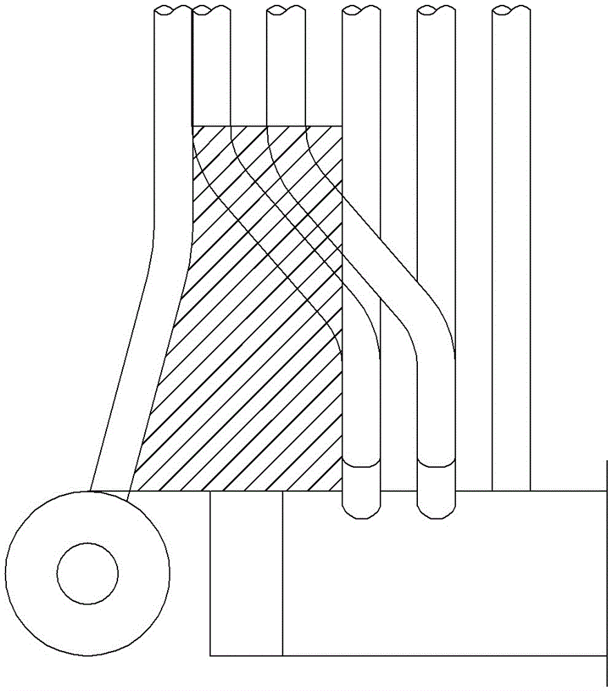 An Arrangement Structure Used for Lower Header of Boiler Wall