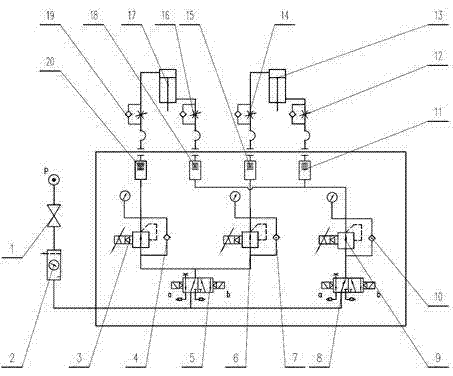 Hydraulic control loop for ironing roller device