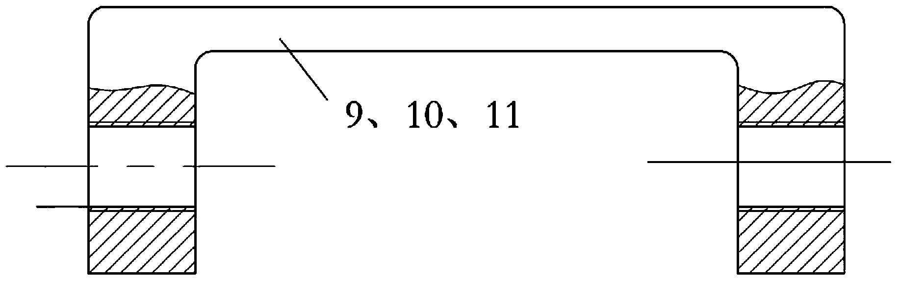 Supporting device used for satellite antenna deployment