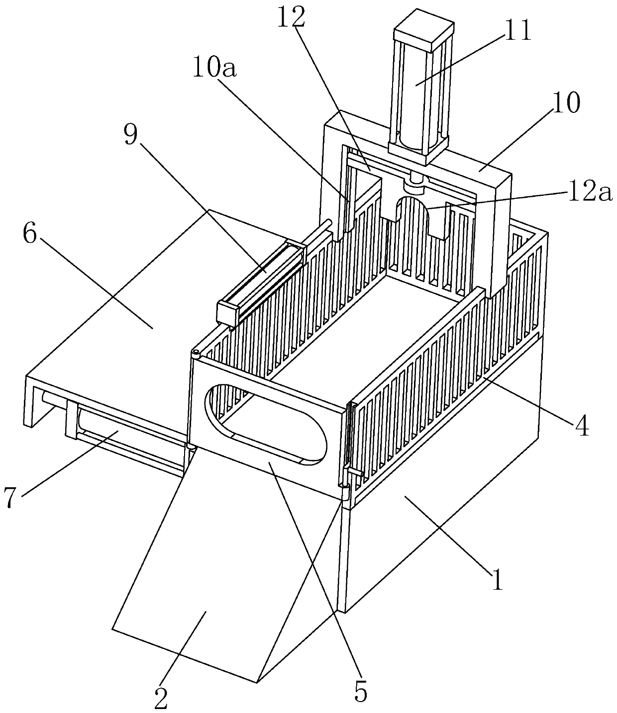 Binding device for cattle slaughtering