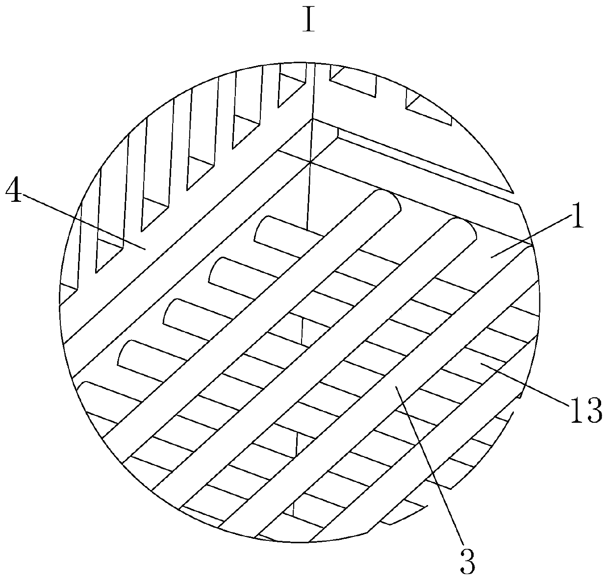 Binding device for cattle slaughtering