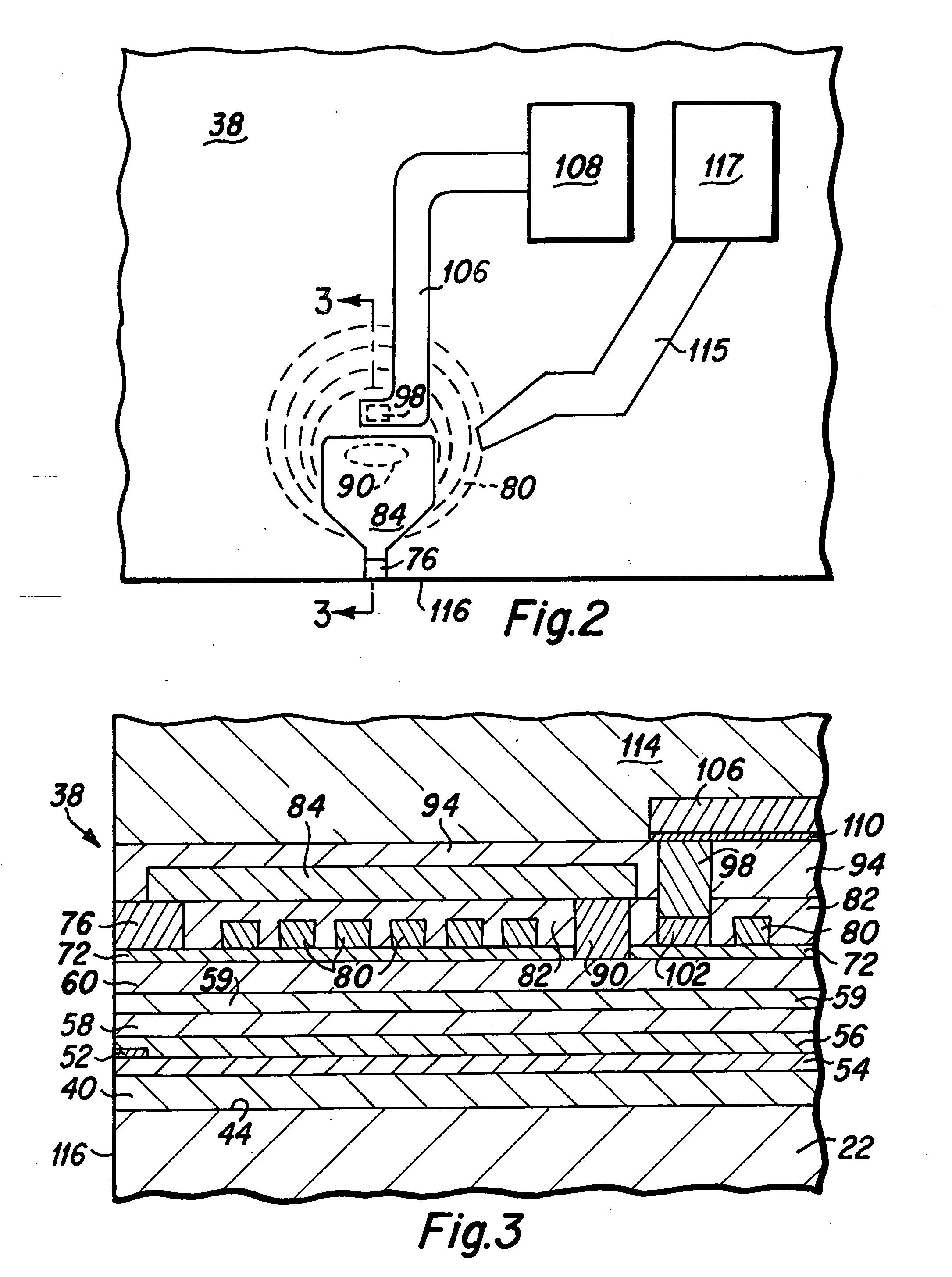 Heat sink structure in an inductive write head and fabrication process therefor