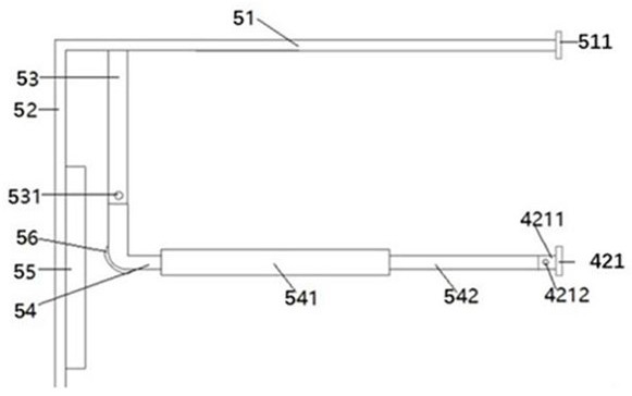 Device for detecting fatigue crack growth rate of sample in high-temperature environment