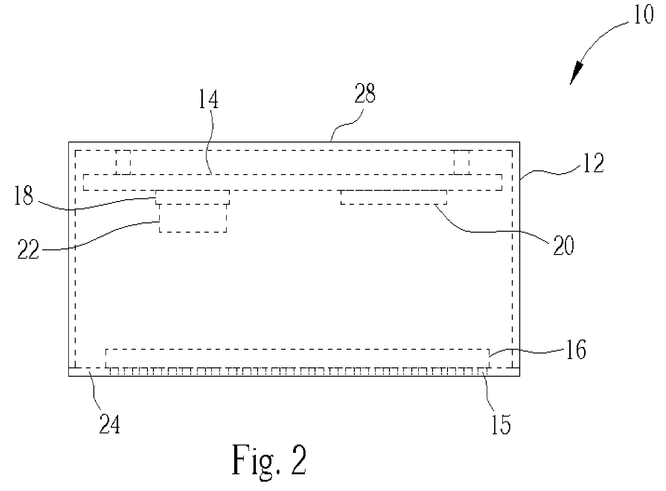 Electronic apparatus with a housing for seeing inside