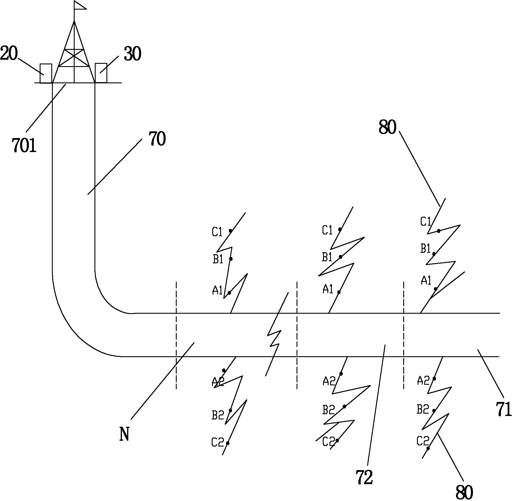 Mine monitoring method and equipment