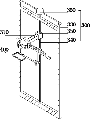 Auxiliary examination device for otolaryngology department