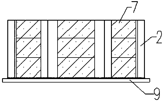 Prefabricated light GFRP octagonal cable well and construction method thereof