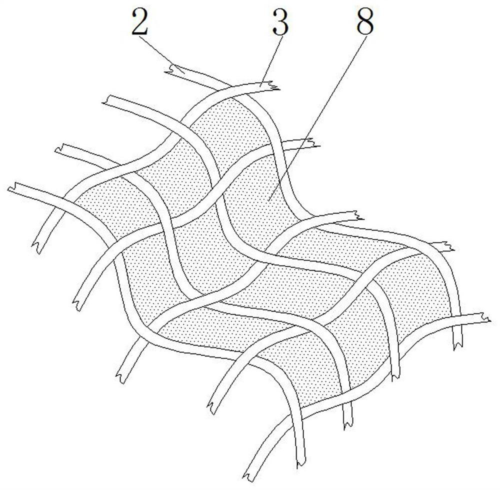 Multi-layer non-woven geotextile and preparation method thereof