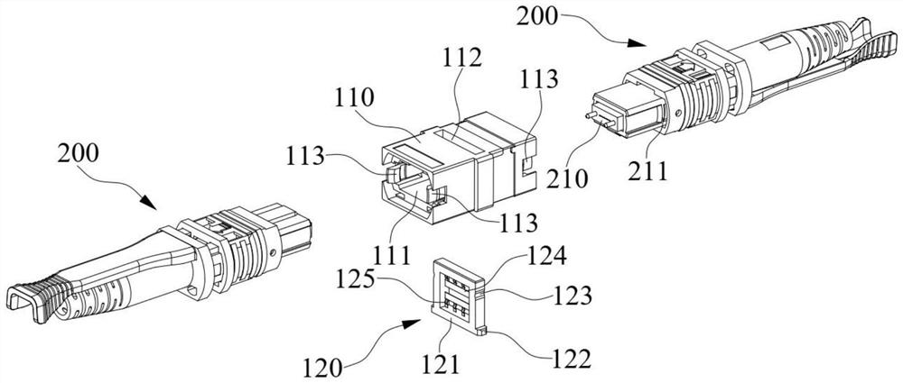 Optical connector adapter