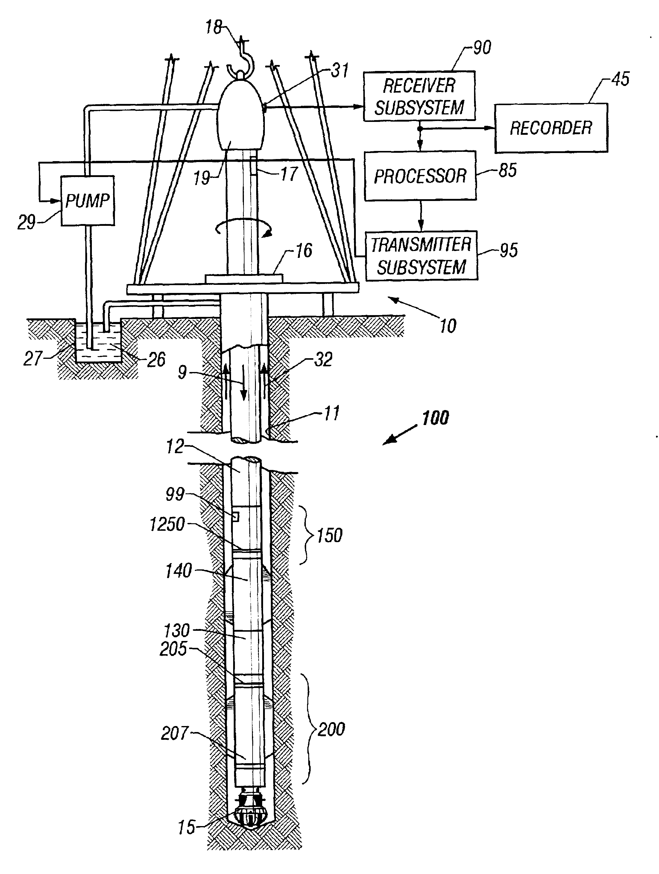 Electromagnetic power and communication link particularly adapted for drill collar mounted sensor systems