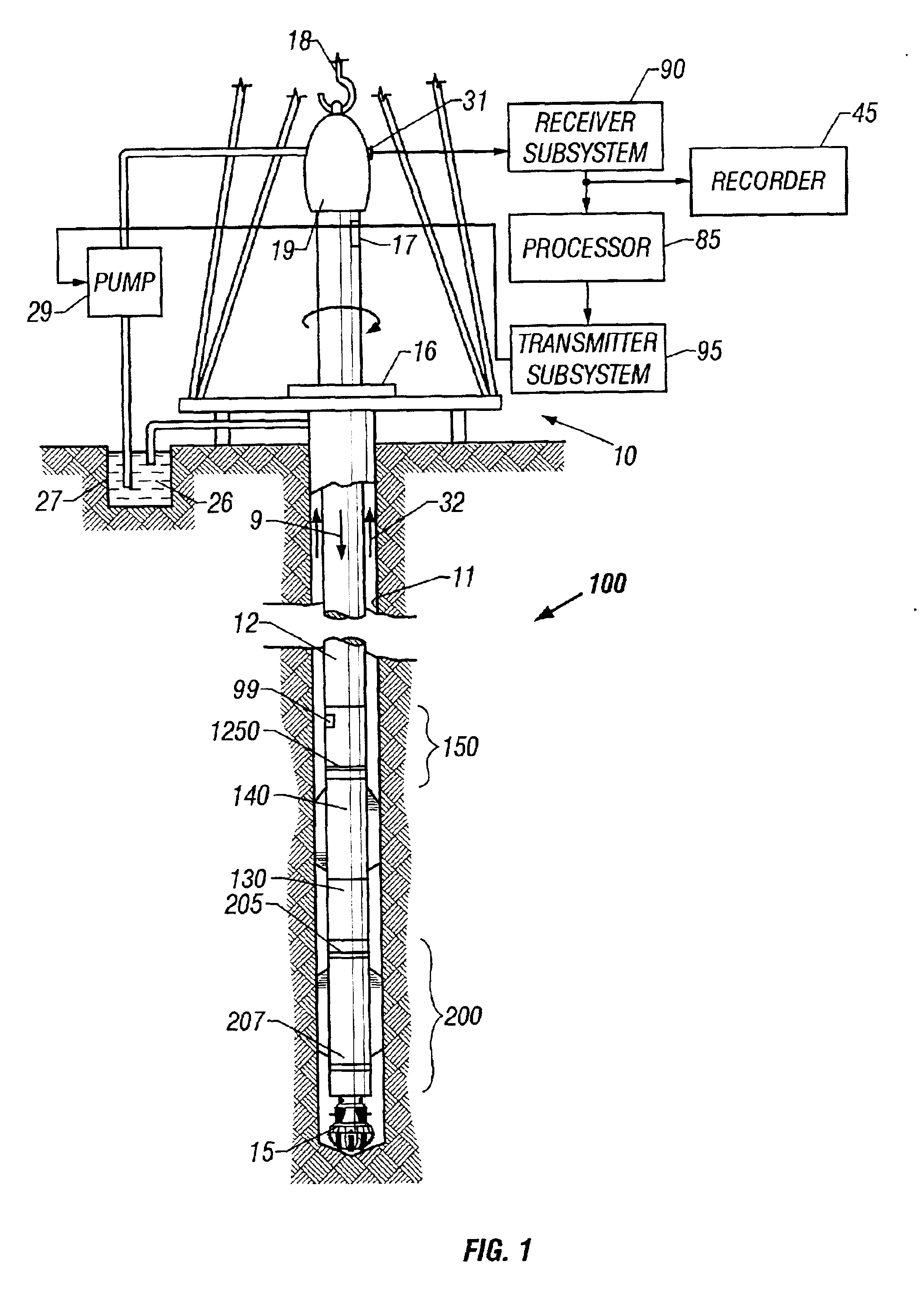 Electromagnetic power and communication link particularly adapted for drill collar mounted sensor systems