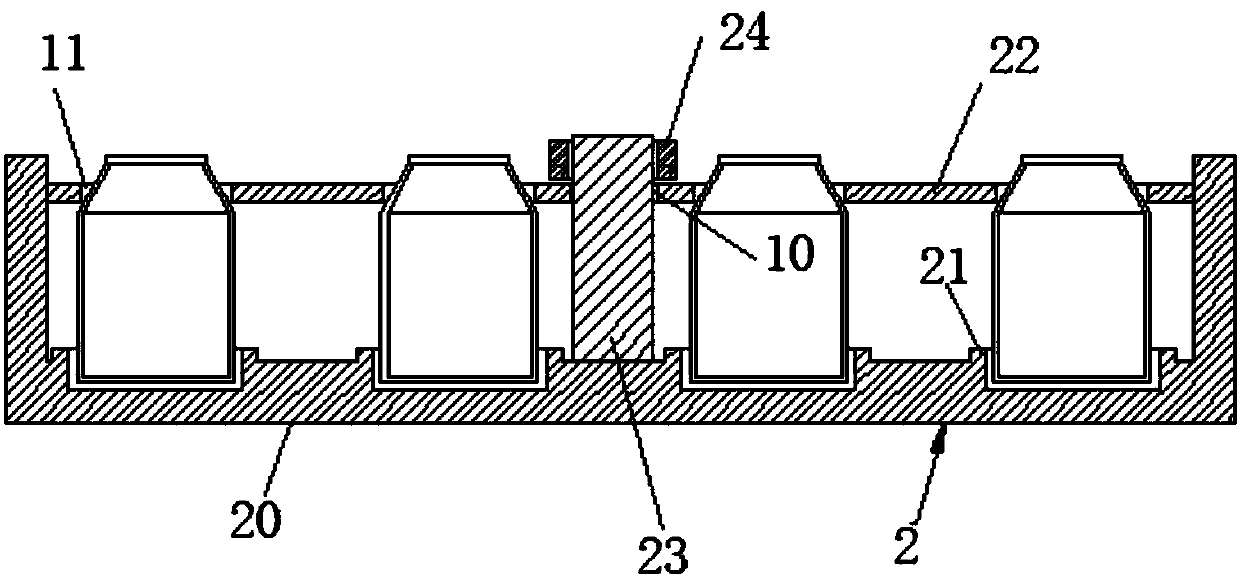 Plant tissue culture bottle washing device applied to experiments of plant physiology