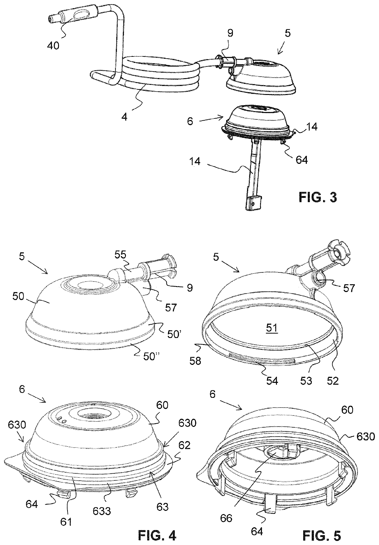 Breast pump and cap for same