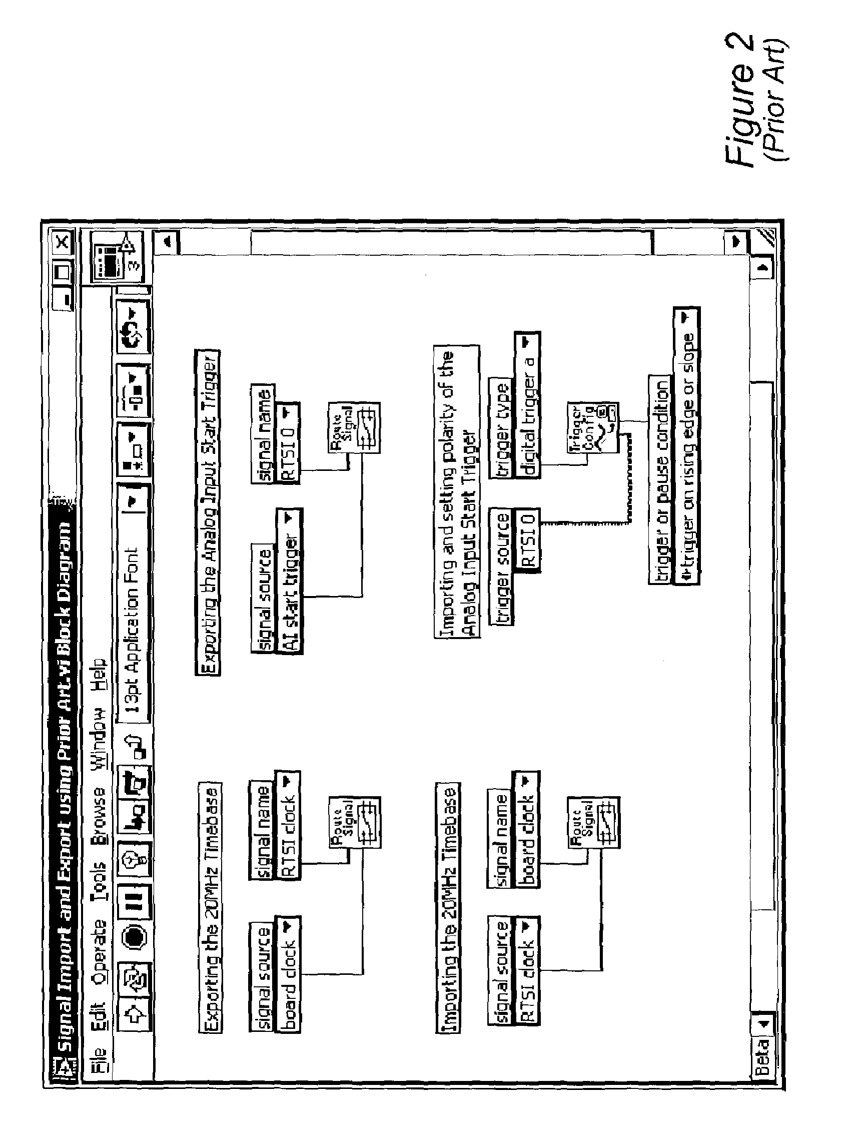 Parameter oriented graphical representation of hardware timing and triggering capabilities with contextual information