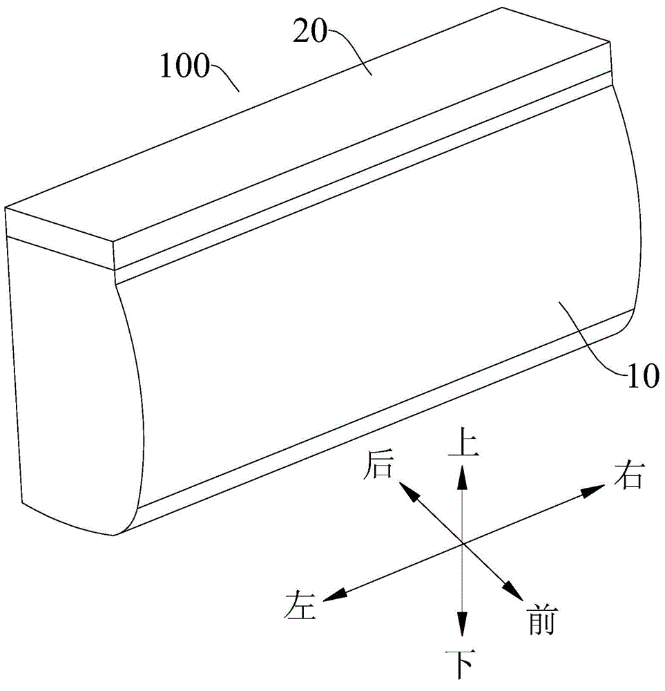 Cabinet assembly of wall hanging type air conditioner and wall hanging type air conditioner with cabinet assembly