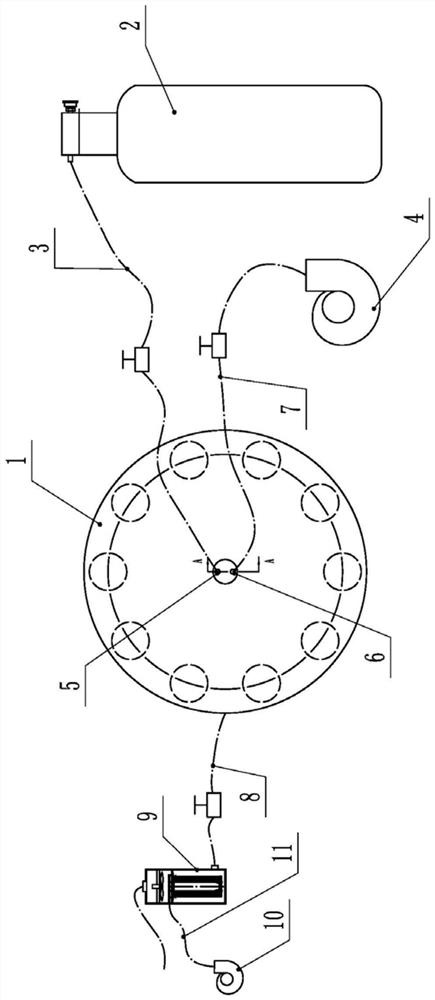 MOCVD system reaction cavity cleaning device