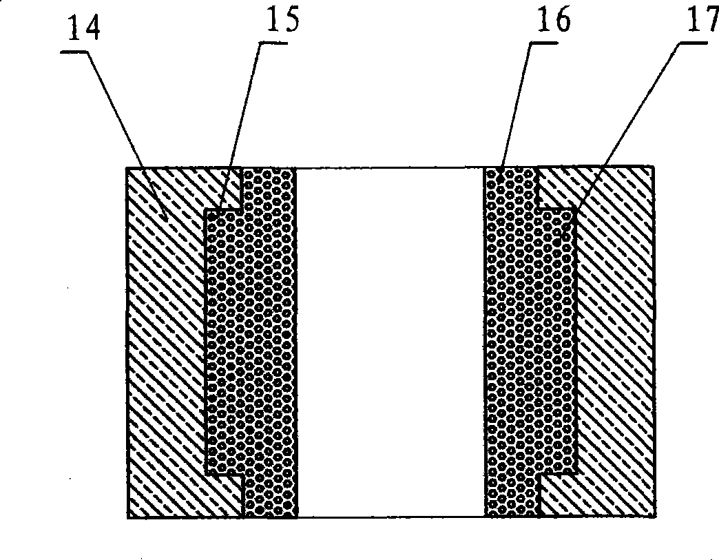 Mixed powder alloy with high melting point particles or fibers and low melting point particles as well as method for preparing same