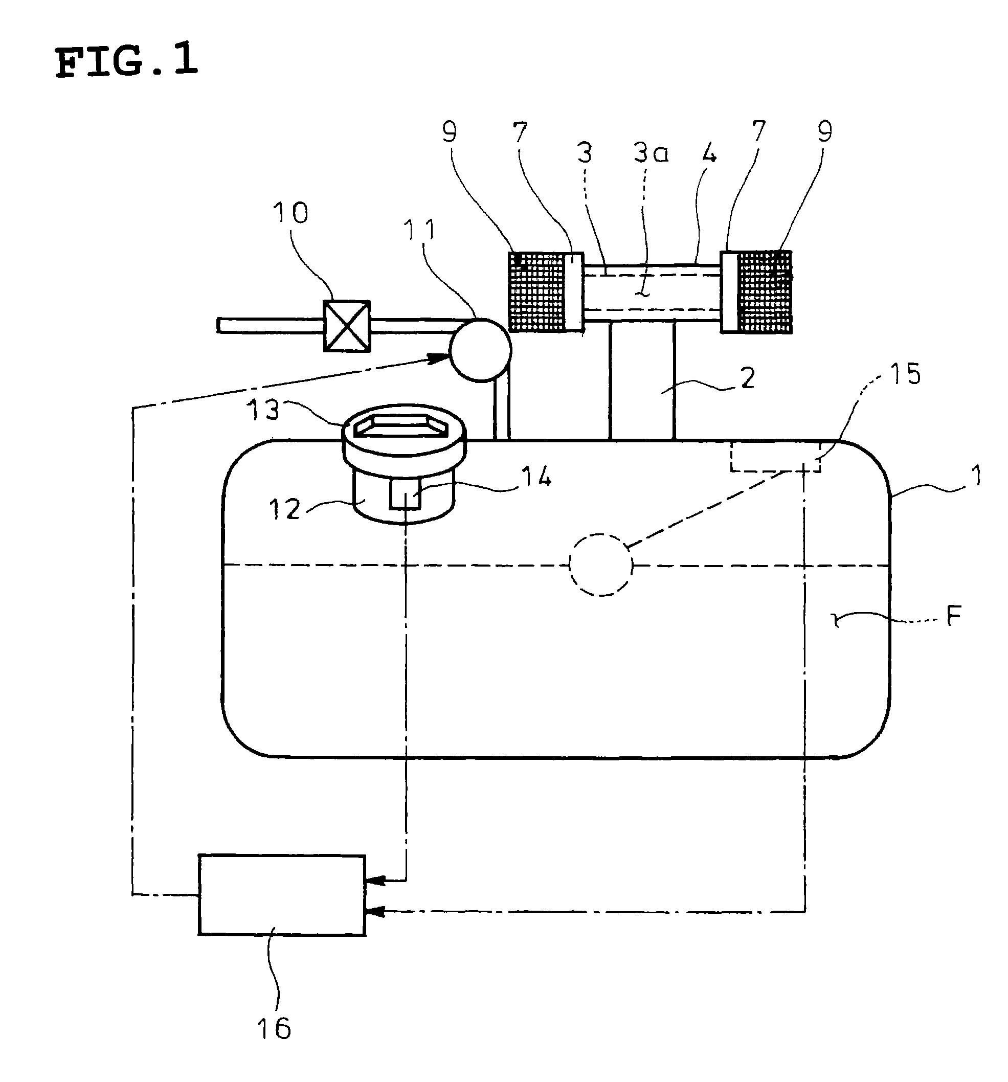 Fuel tank for vehicle