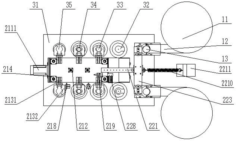 Multi-station material conveying system