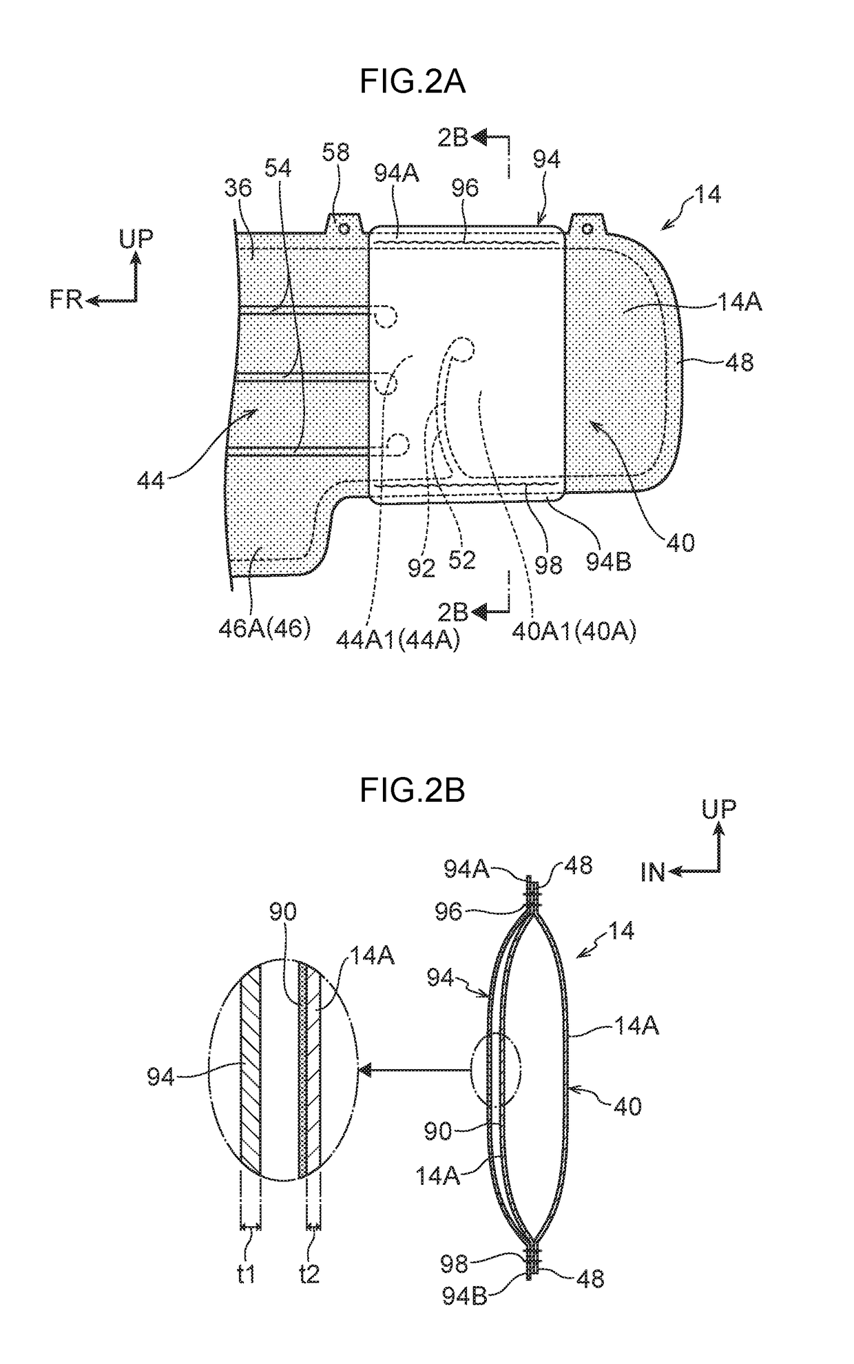 Vehicle curtain airbag device