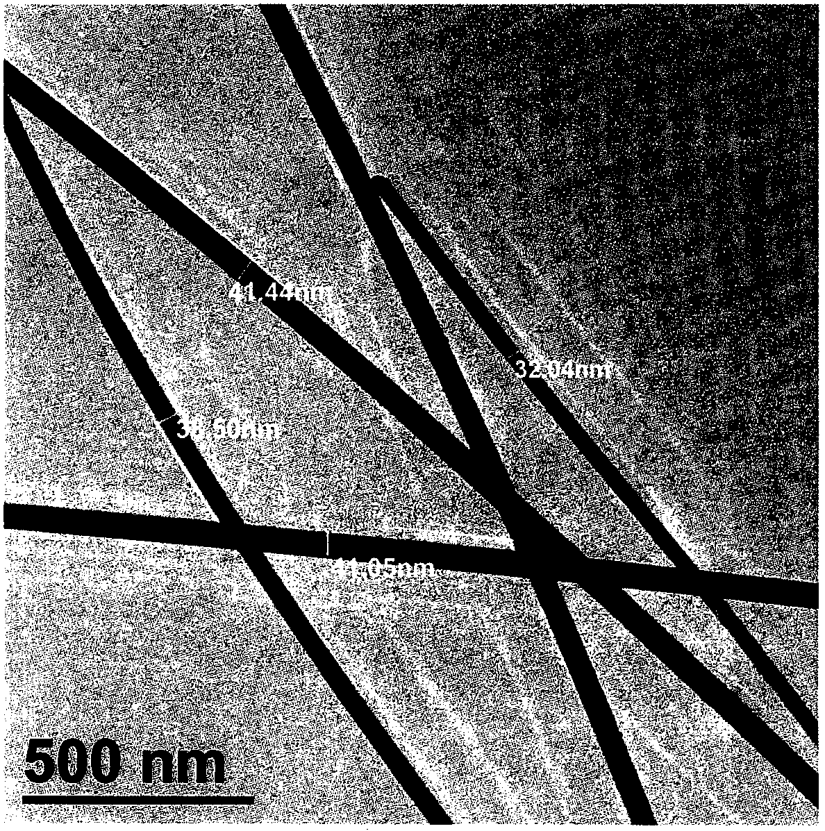 Method for preparing silver nanowires