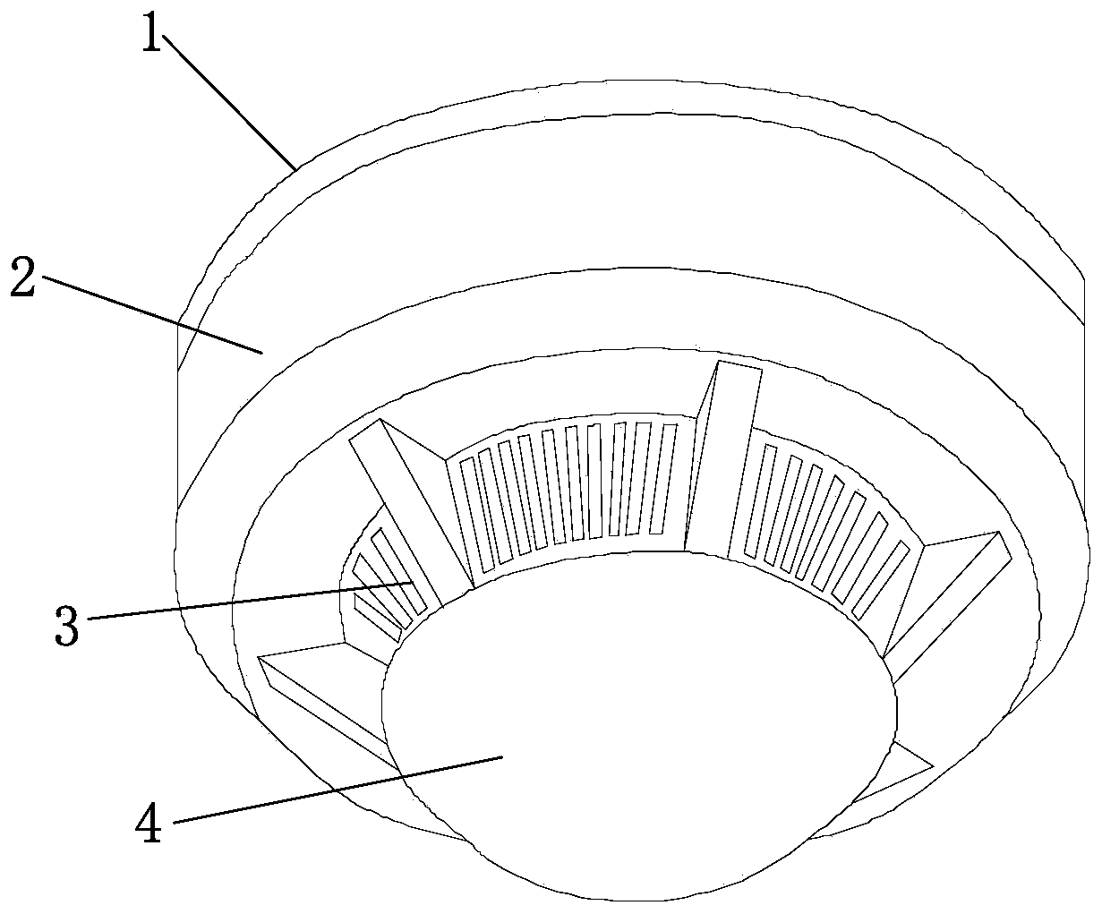 Fire detection monitoring system applied to urban comprehensive pipe gallery and implementation method of fire detection monitoring system