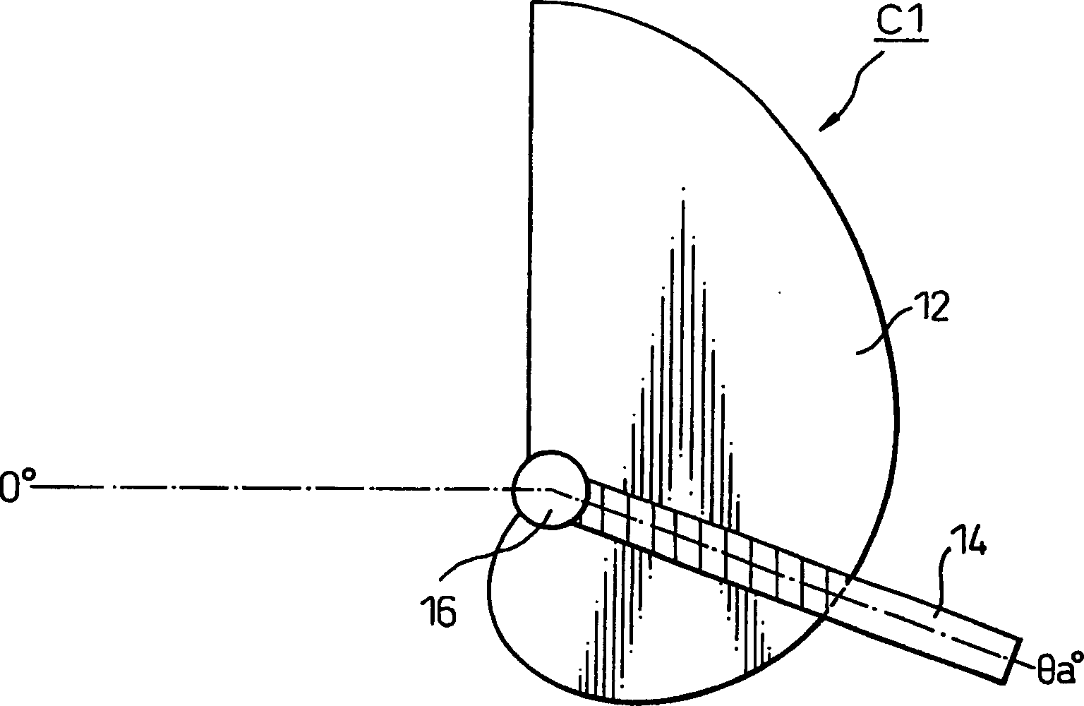 Rotation angle sensor