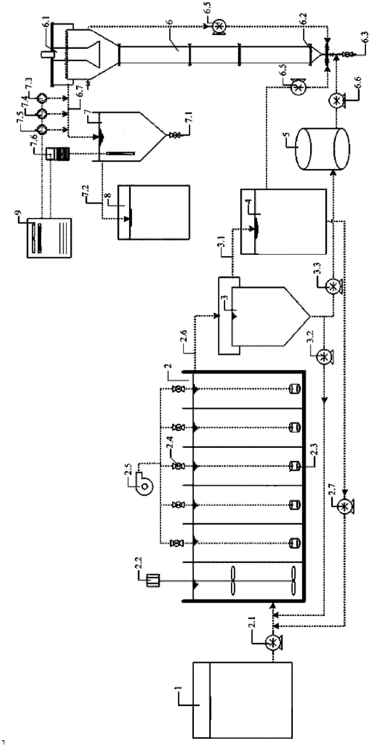 Enhanced sewage denitrification and dephosphorization system exploiting and utilizing carbon source in sludge in situ and enhanced sewage denitrification and dephosphorization method exploiting and utilizing carbon source in sludge in situ