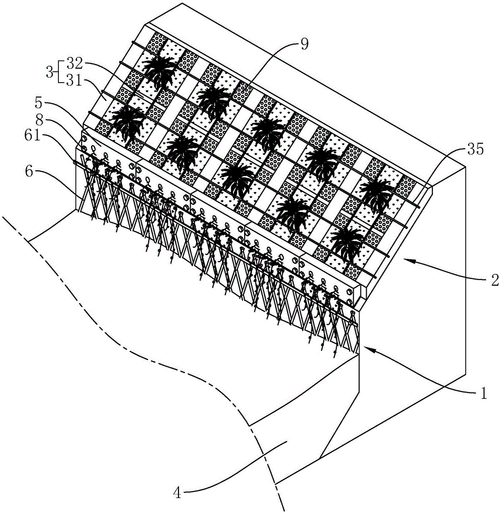 Riverway rigidity revetment ecologicalization method