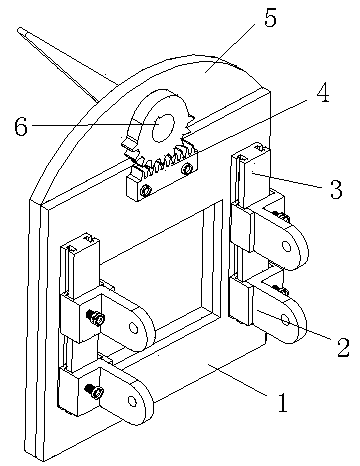 Rocker-type compression roller thrust support