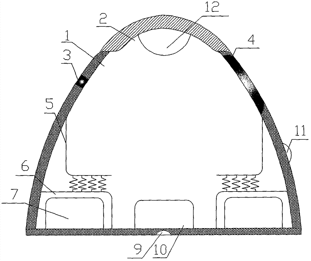 Bell jar type life protection cabin