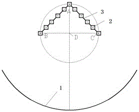 A kind of solar heat collector with changing hole area