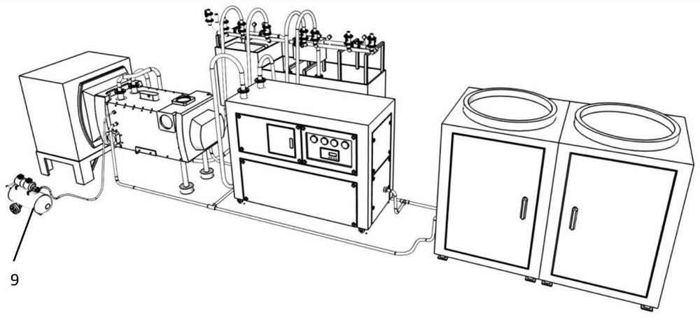 Online activation device for activated carbon adsorption system of nuclear power plant