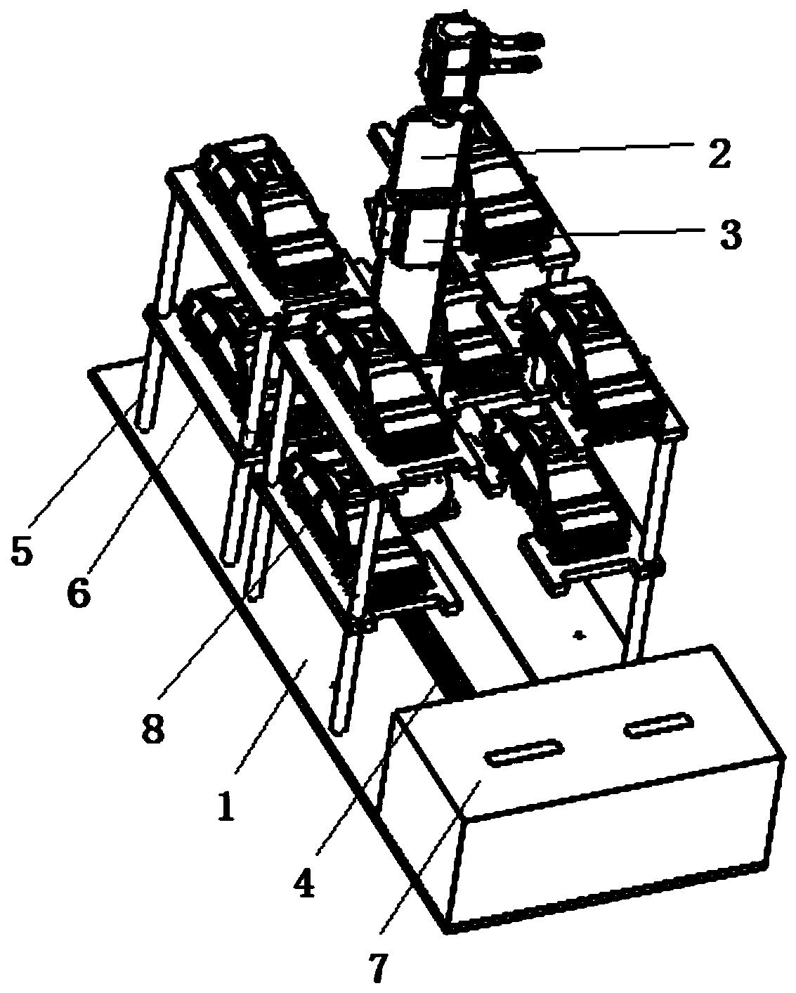 Buried automatic parking system