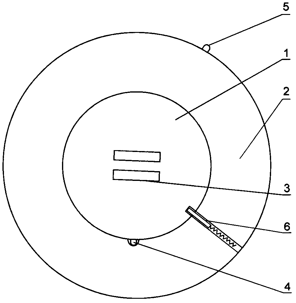 Combined antitheft lock cylinder assembled by inner and outer locks