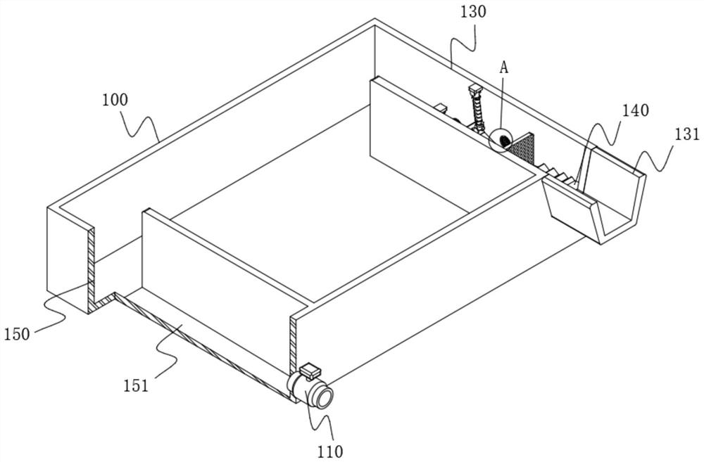 A device and system for on-line monitoring and processing of rain and sewage