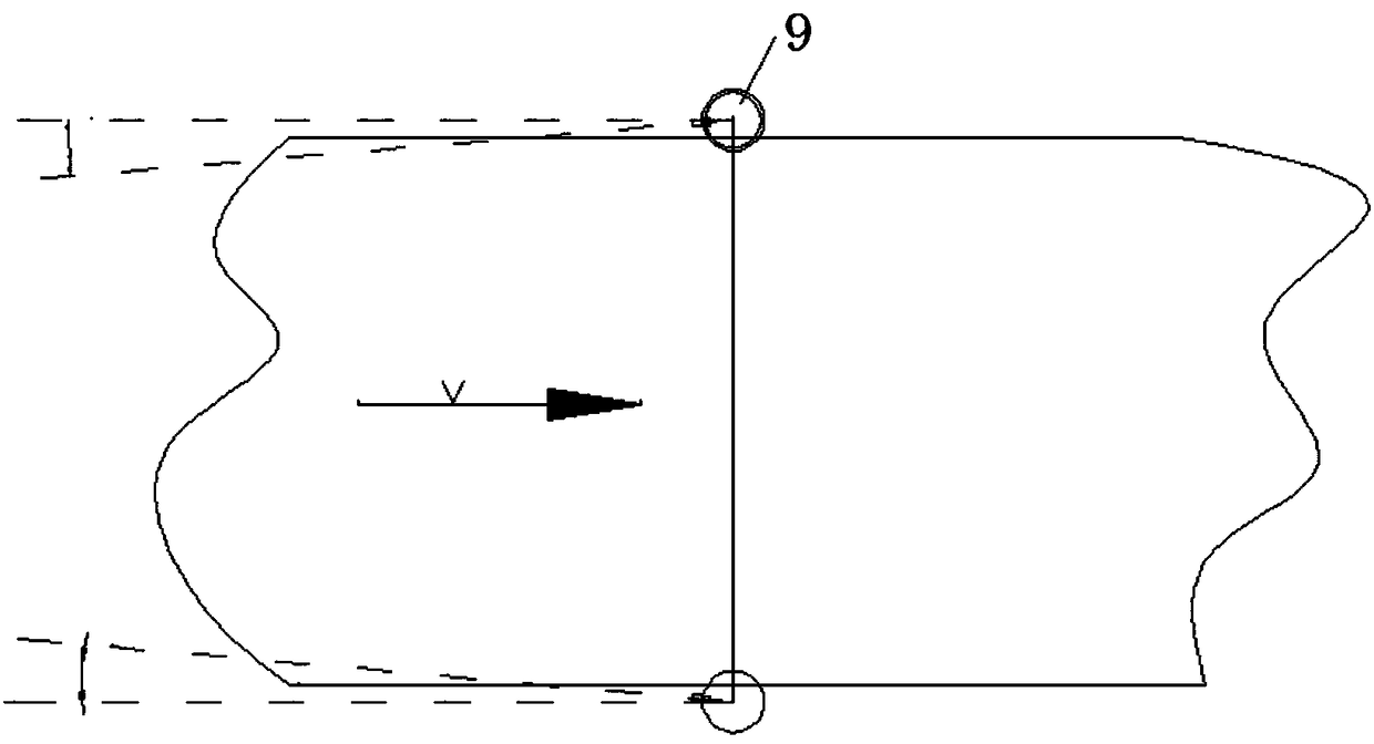 High-pressure-water descaling box