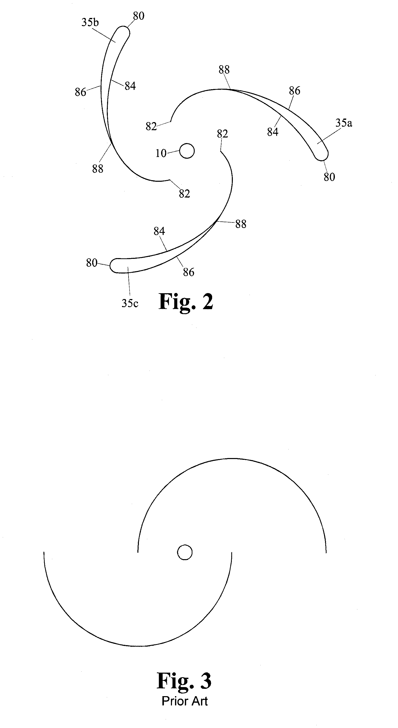 Vertical-axis wind turbine having logarithmic curved airfoils