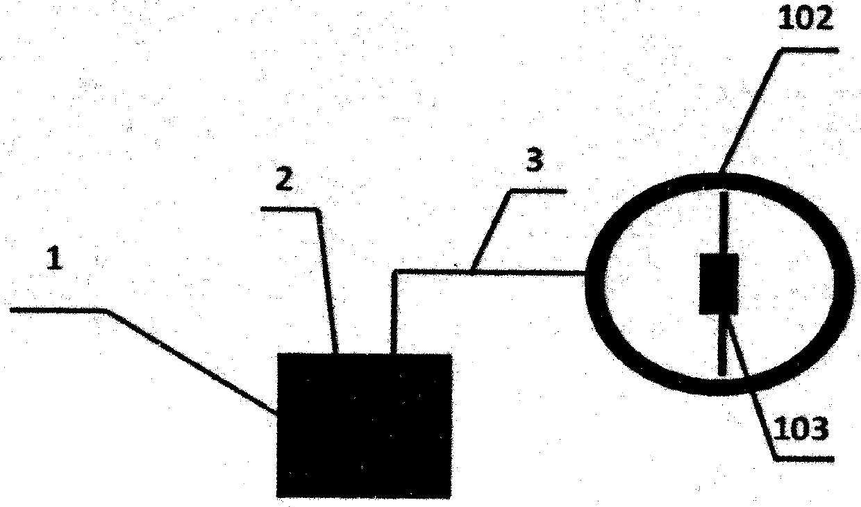 A method for eliminating the positive electricity generated during the working process of the negative ion generator