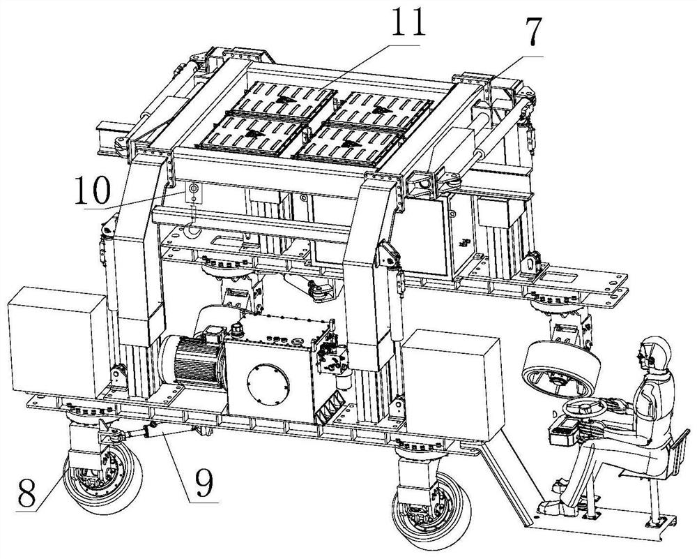 A transfer and unloading method for the secondary lining steel bars of small-diameter tunnels