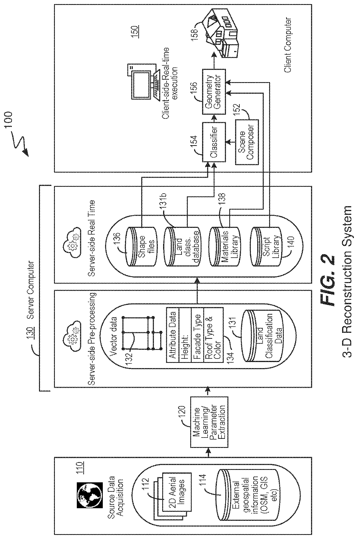 Reality-based three-dimensional infrastructure reconstruction