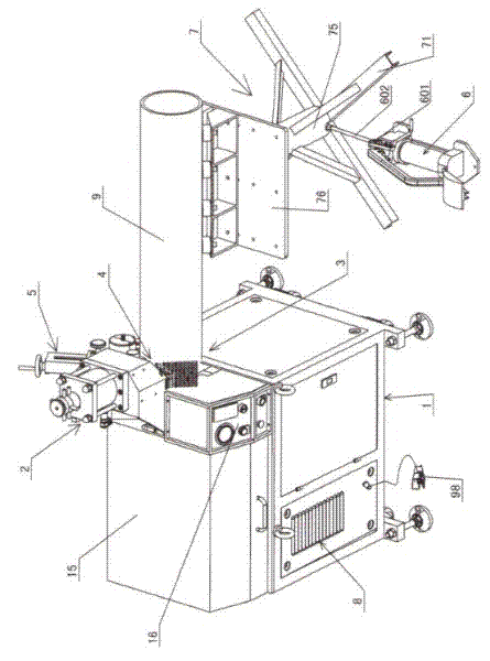 Automatic hydraulic channeling machine